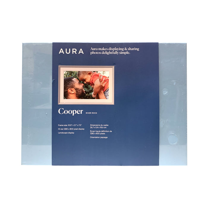 Aura Frames Cooper 10.5" Hi-Res Digital Picture Frame (River Rock - AFSC24-MAT)