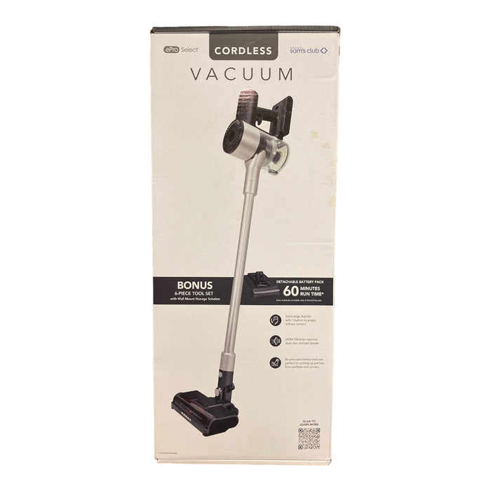 Cordless Vacuum with Removable Battery by ePro Select (Black)