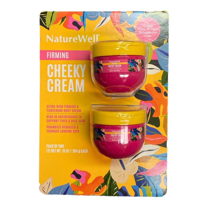 NatureWell Firming Cheeky Cream, 10 Ounce (Pack of 2)