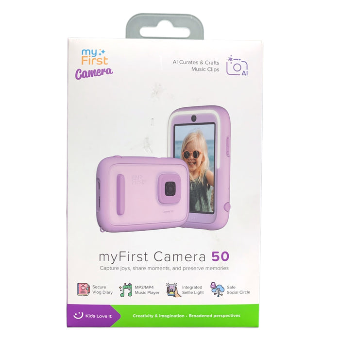 myFirst Camera - myFirst Carmera 50 Bundle, AI Enhanced Digital Camera for Kids