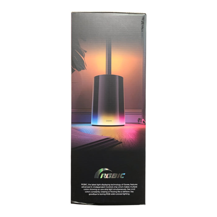 Govee Floor Lamp 2, 60" RGBICWW Wi-Fi LED Corner Lamp, Black