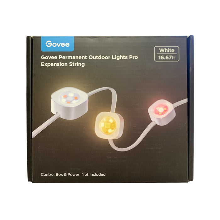 Govee Permanent Outdoor Lights Pro Expansion String, 16.67 Ft, For H806 Versions