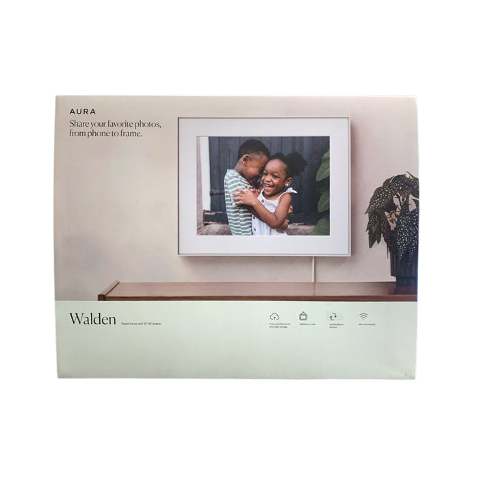 Aura Home 15" Walden Digital Photo Frame, AF110, Clay with Paper Mat