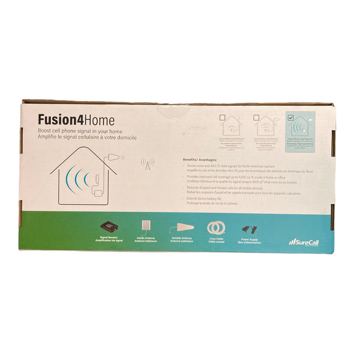 SureCall Fusion4Home Yagi/Panel Kit Cell Signal Booster Kit, SC-POLYH-72-YP-RG1