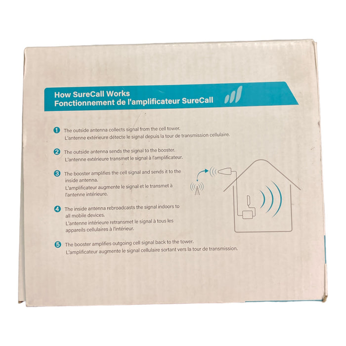 SureCall Fusion4Home Yagi/Panel Kit Cell Signal Booster Kit, SC-POLYH-72-YP-RG1