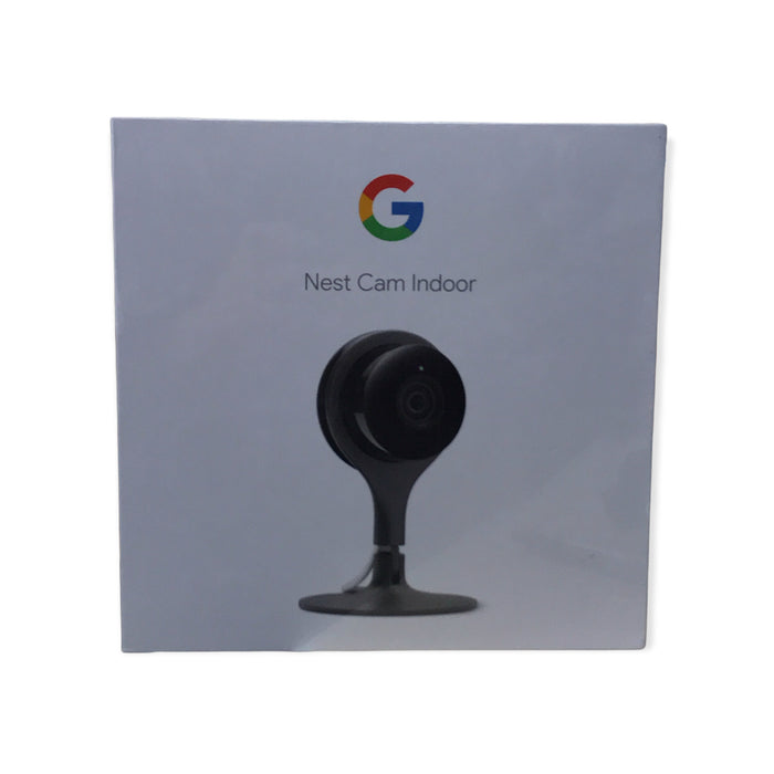 Google Nest Cam Wired Indoor Home Security, 24/7 Live & Night Vision, Black