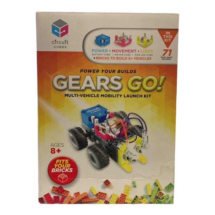 Circuit Cubes Gears GO! Robotics Discovery Toy STEM Kit for kids 8+