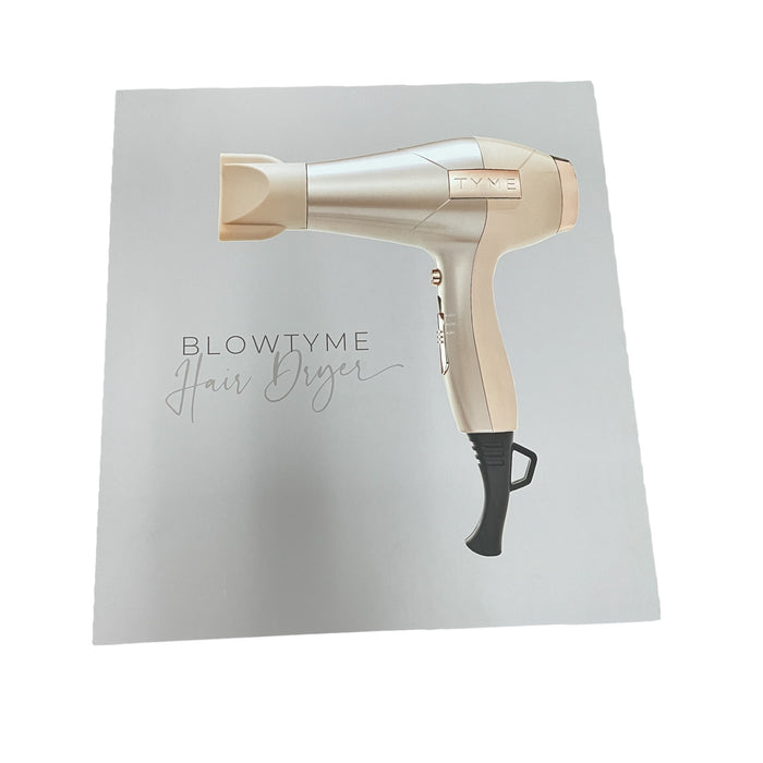 TYME BlowTYME Ionic and Ceramic Pro Hair Blow Dryer, Rose Gold