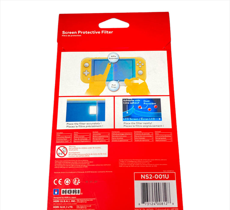 Nintendo Switch Lite Screen Protective Filter