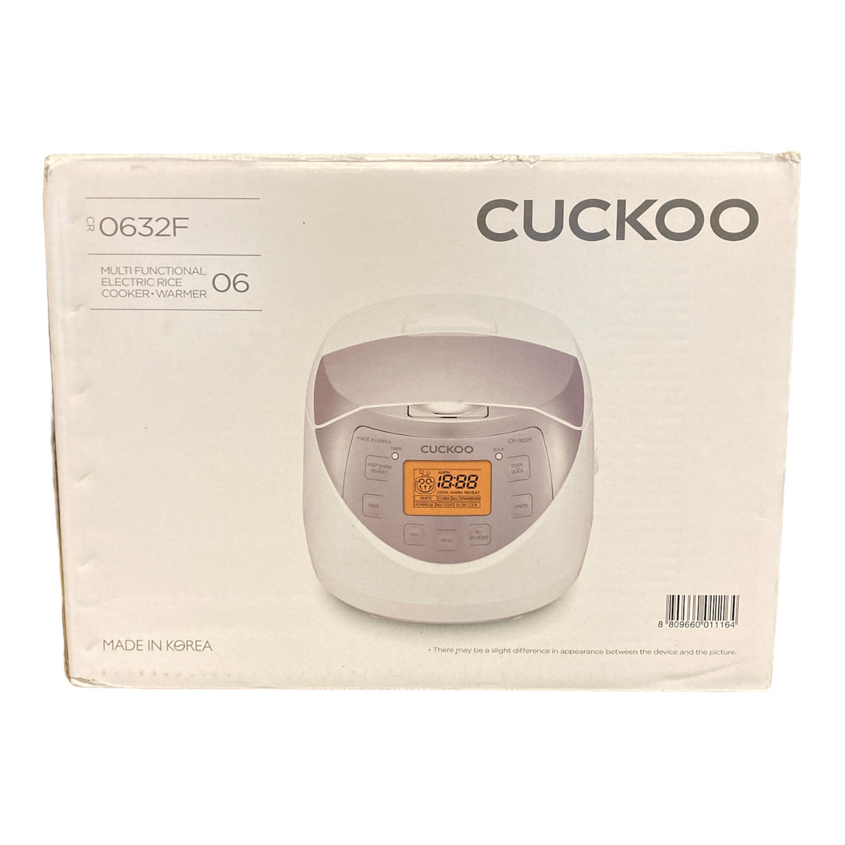 Cuckoo CR0632F Multifunctional & Programmable Electric Rice Cooker