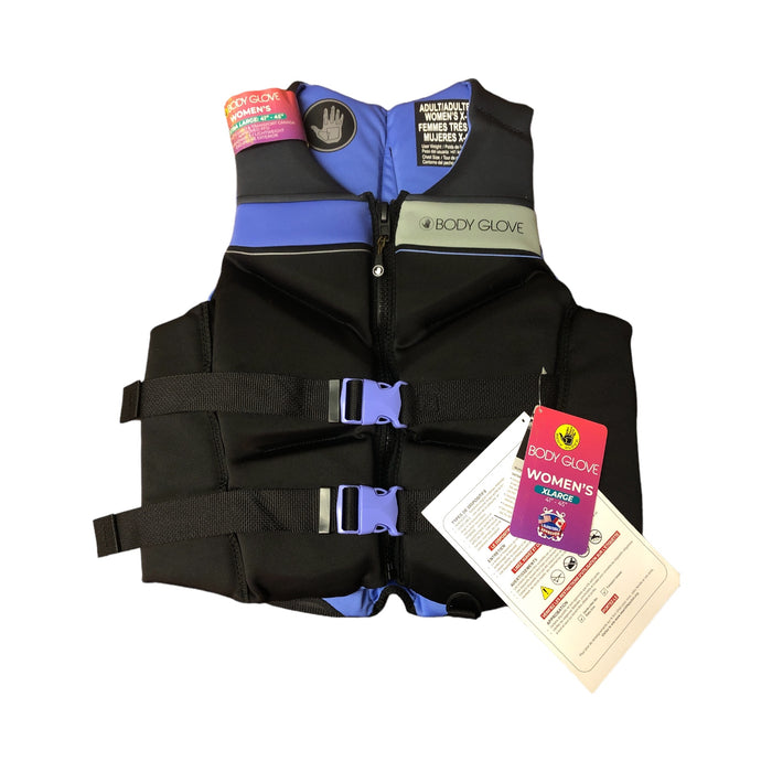 Body Glove Women's USCG Life Jacket Vest, Purple, XL (41"-45")