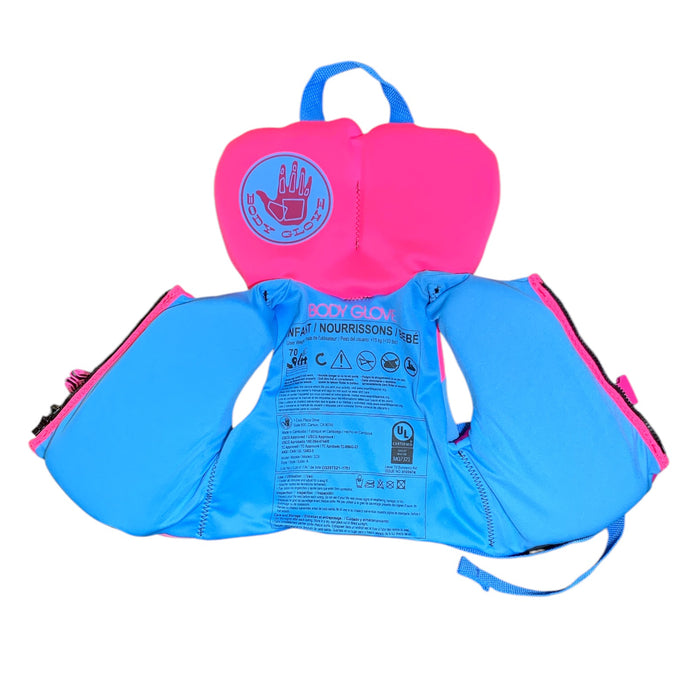 Body Glove Infant PFD Life Jacket, Less than 33 lbs., Girl's