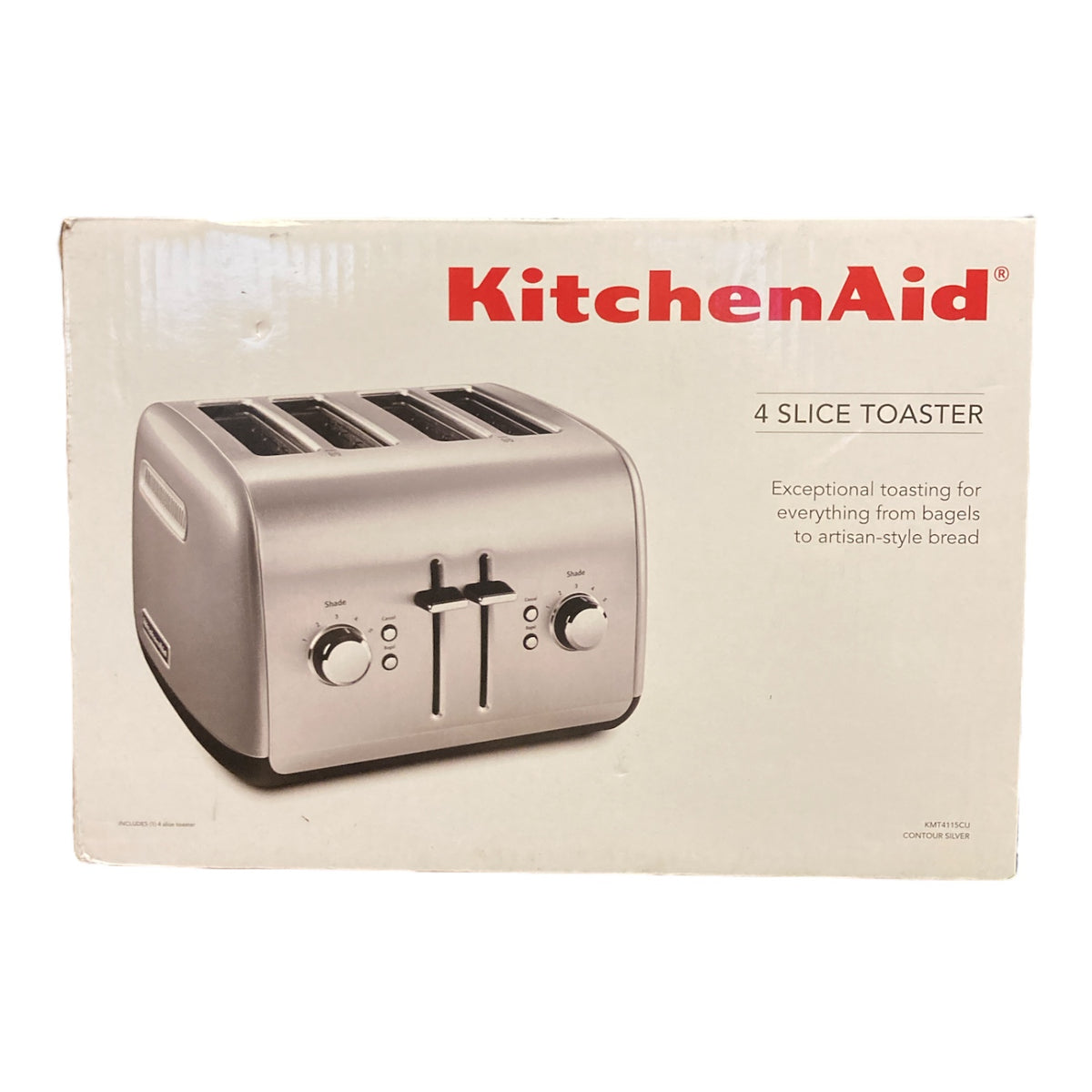 KitchenAid 4-Slice Toaster newest - KMT4115