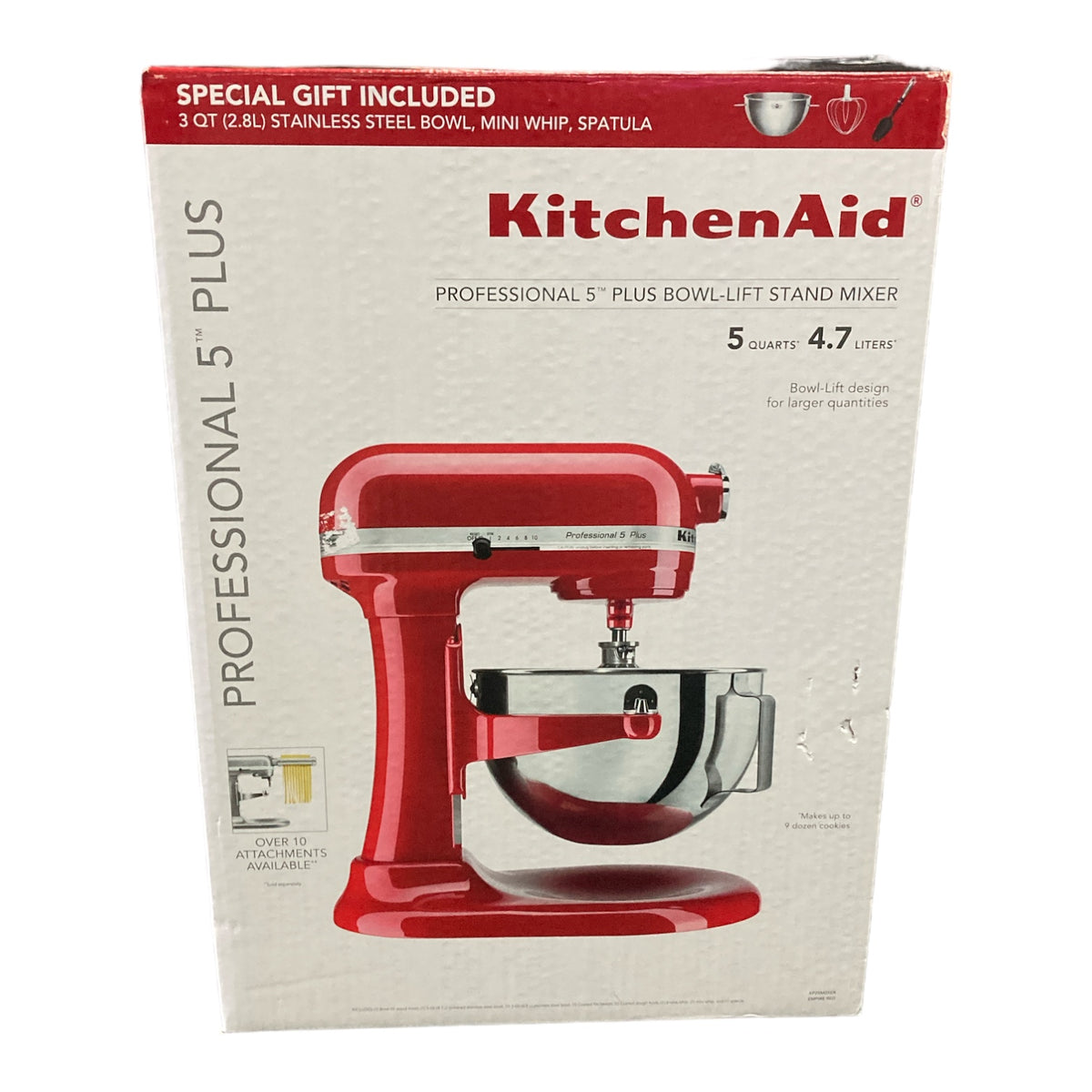 KitchenAid Professional 5 Plus BowlLift Stand Mixer, 5qt with Bonus