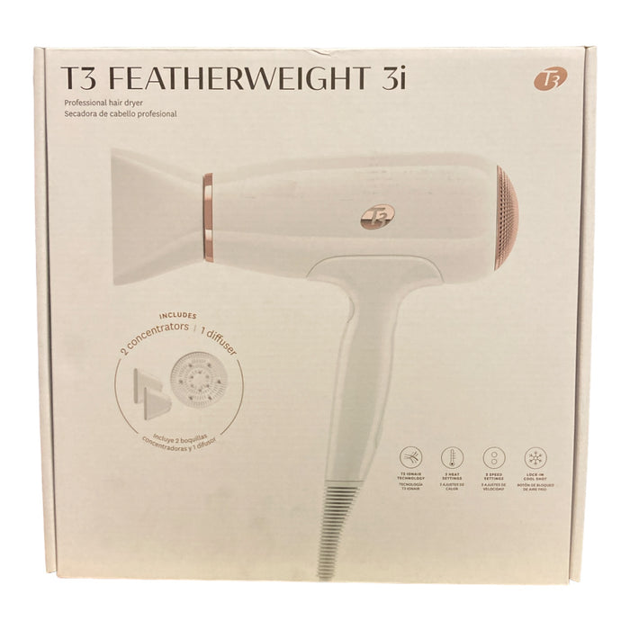 T3 Featherweight 3i Hair Dryer and Diffuser, 3 Heat and 2 Speed Settings