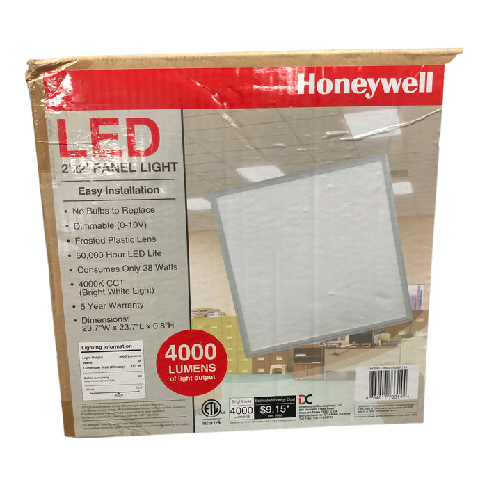 Honeywell 2' x 2' Flat LED Panel Light (4000 Lumen)