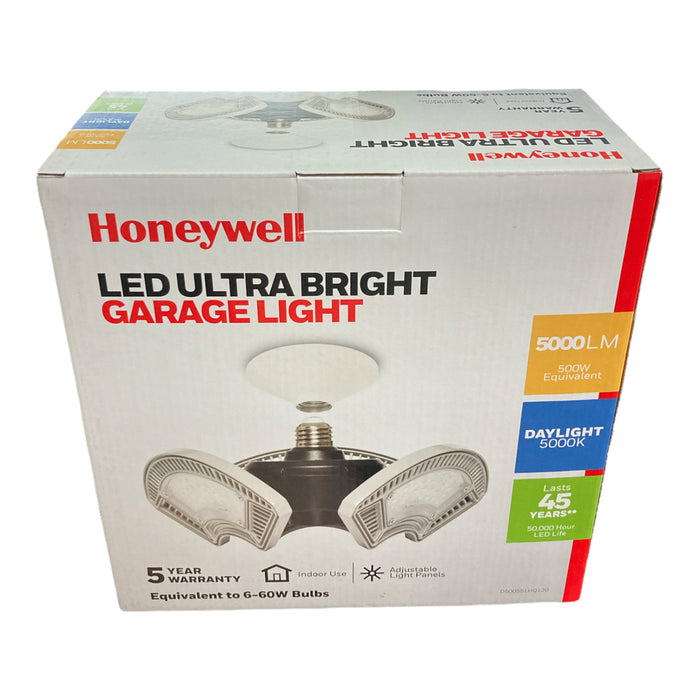 Honeywell, 5000 Lumen LED Deformable Utility Garage Shop Light | Screw-In