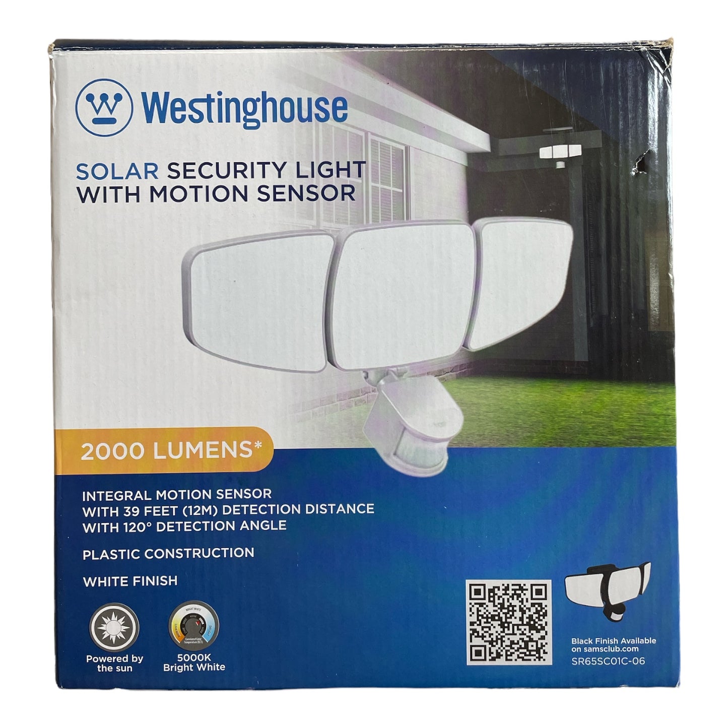 Westinghouse 2000 Lumen Solar Motion Activated Triple Head Security Light