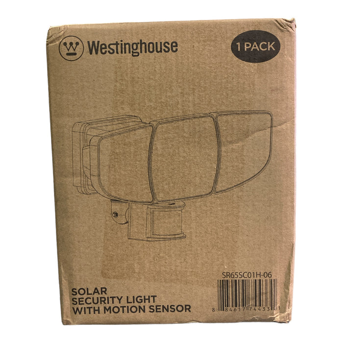 Westinghouse 2000 Lumen Solar Motion Activated Triple Head Security Light White