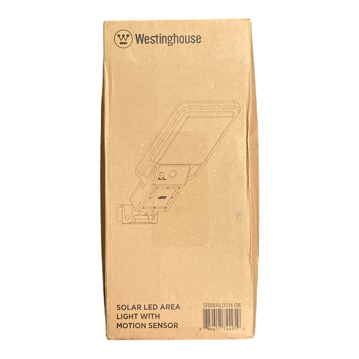 Westinghouse Solar Powered Motion-Activated Security Street Light, 4000 Lumens