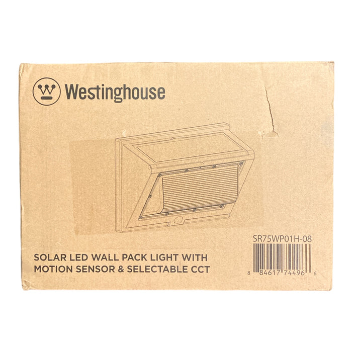 Westinghouse 4000 Lumen Solar Motion-Activated LED Wall Pack Light