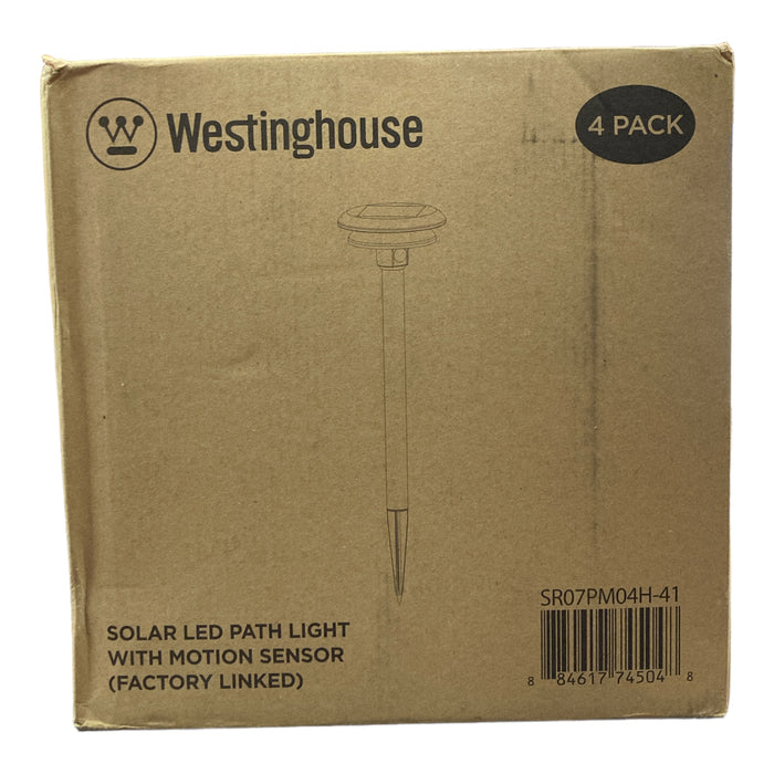 Westinghouse Solar LED Path Light w/ Motion Sensor (4 pack)