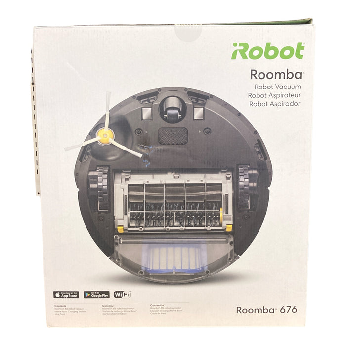 iRobot Roomba 676 Robot Vacuum-Wi-Fi Connectivity Personalized Cleaning Recom
