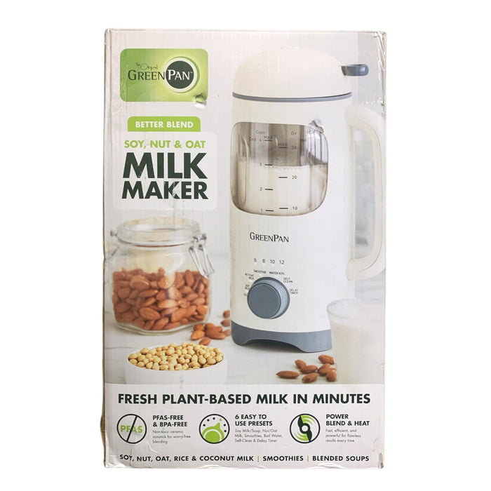 GreenPan Better Blend Soy, Nut & Oat Milk Maker Multipurpose Power Blend & Heat