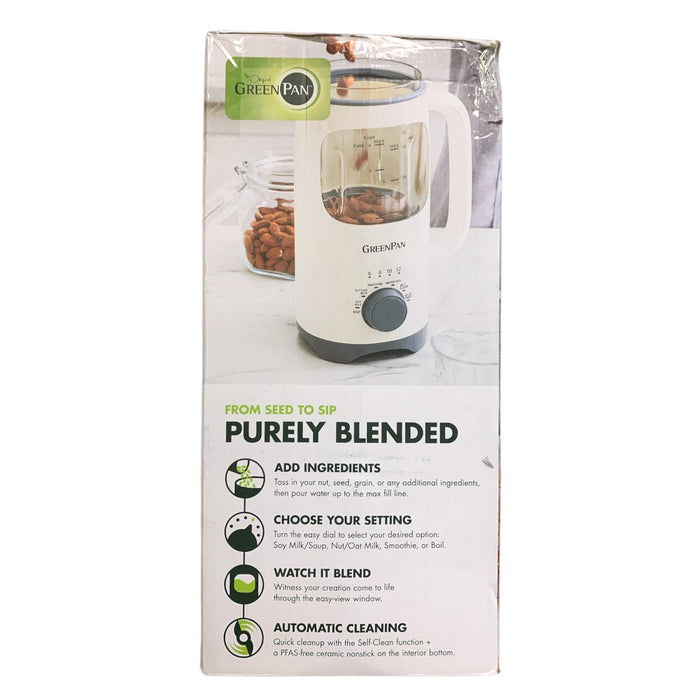 GreenPan Better Blend Soy, Nut & Oat Milk Maker Multipurpose Power Blend & Heat