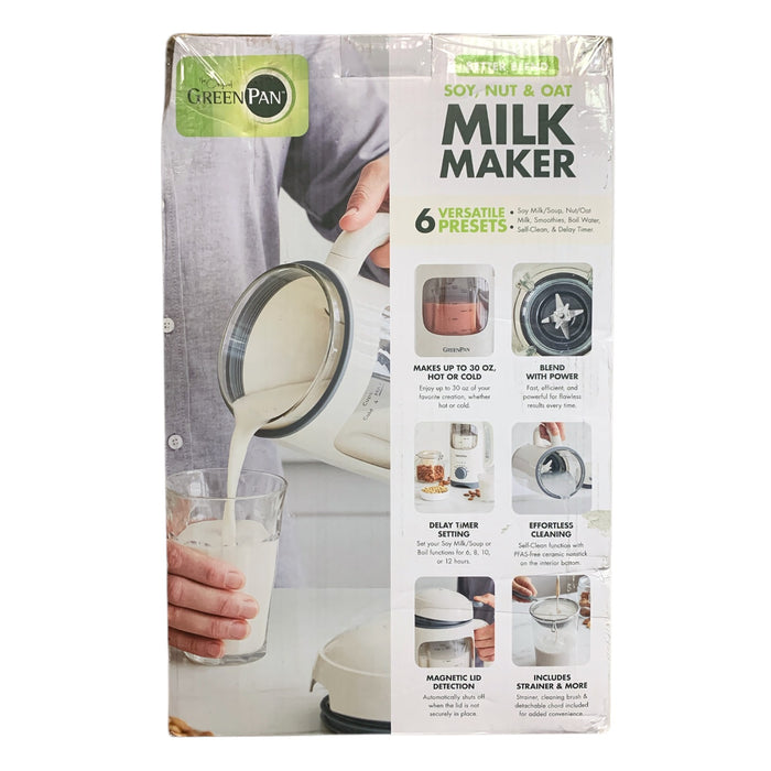 GreenPan Better Blend Soy, Nut & Oat Milk Maker Multipurpose Power Blend & Heat