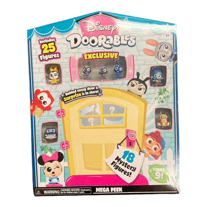 Disney Doorables Mega Peek Pack Series 9 New Sealed 25 Figures