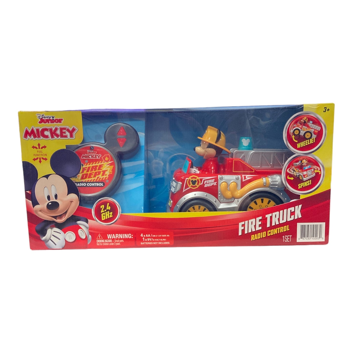 Disney Junior 9" Radio Control Mickey's Fire Truck