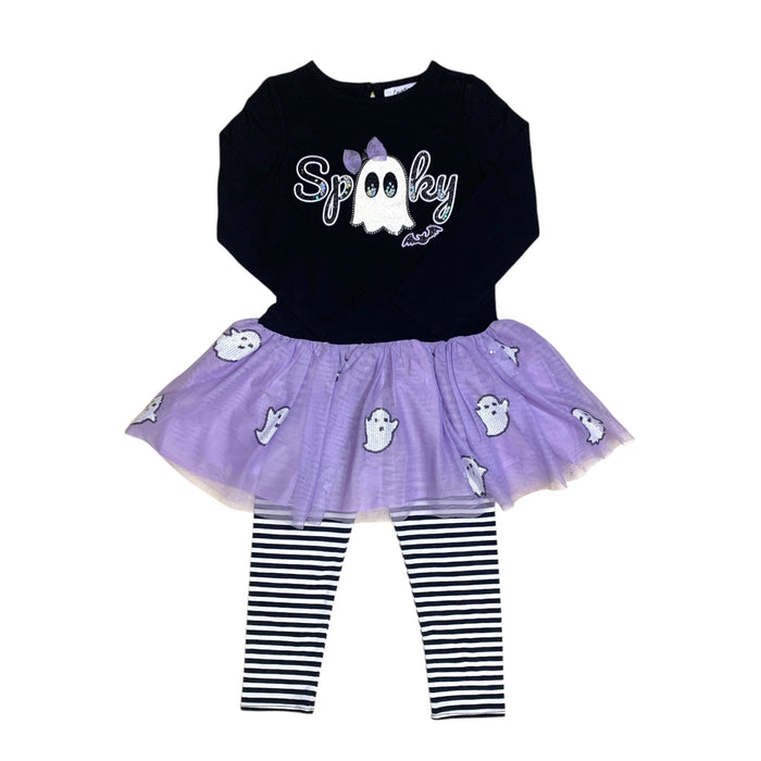 Counting Daisies Grils 2-Piece Haloween Tutu and Legging Set