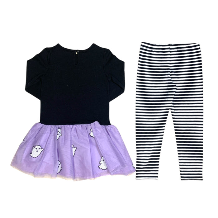 Counting Daisies Grils 2-Piece Haloween Tutu and Legging Set