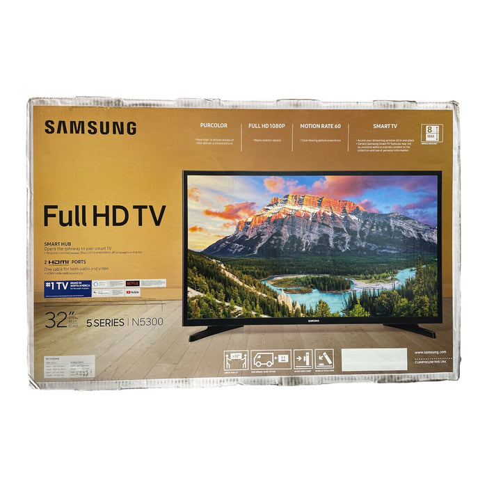 SAMSUNG 32-inch Class LED Smart FHD TV 1080P (UN32N5300AFXZA)