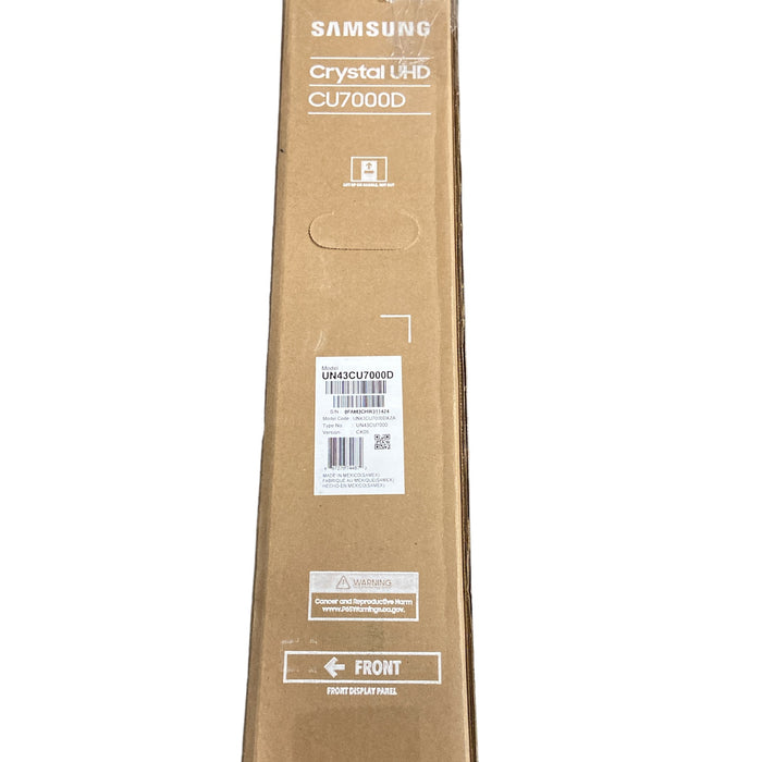 SAMSUNG 43" Class CU7000-Series Crystal UHD 4K Smart TV with HDR