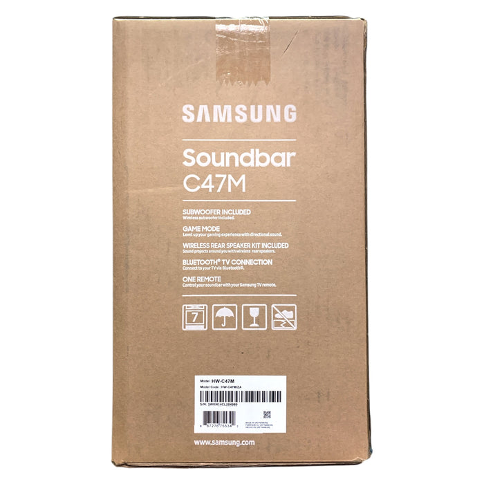 Samsung HW-C47M 4.1ch Home Theater Soundbar System, Wireless Sub & Rear Speakers