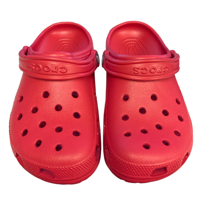 Crocs Unisex Flexible & Water Friendly Back Strap Classic Clog (Varsity Red, M6/W8)