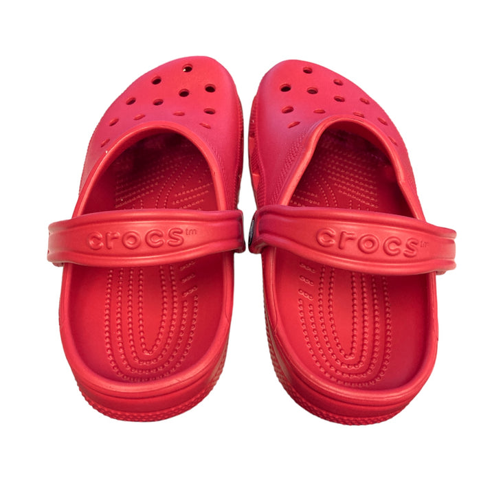 Crocs Unisex Flexible & Water Friendly Back Strap Classic Clog (Varsity Red, M6/W8)