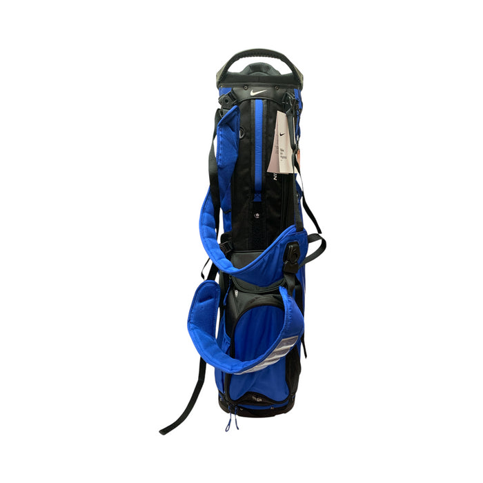 Nike Air Hybrid Water Resistant Self-Standing Golf Bag, Blue/Black