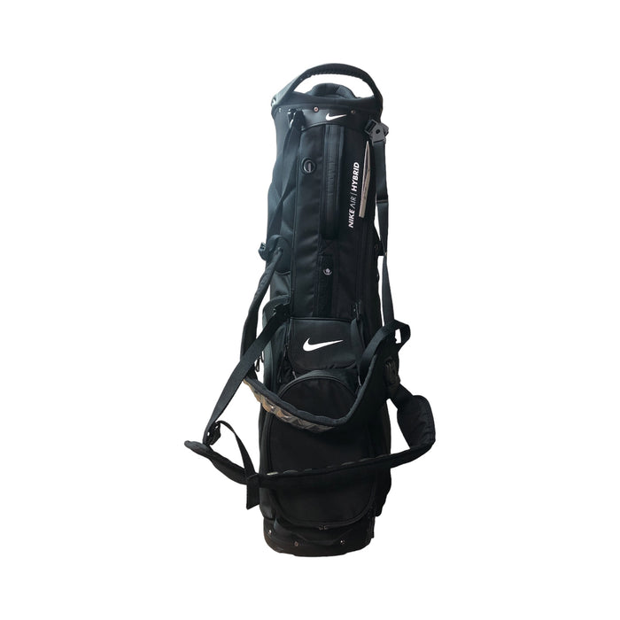 Nike Air Hybrid 2 Water Resistant Self-Standing Golf Bag, Black/White