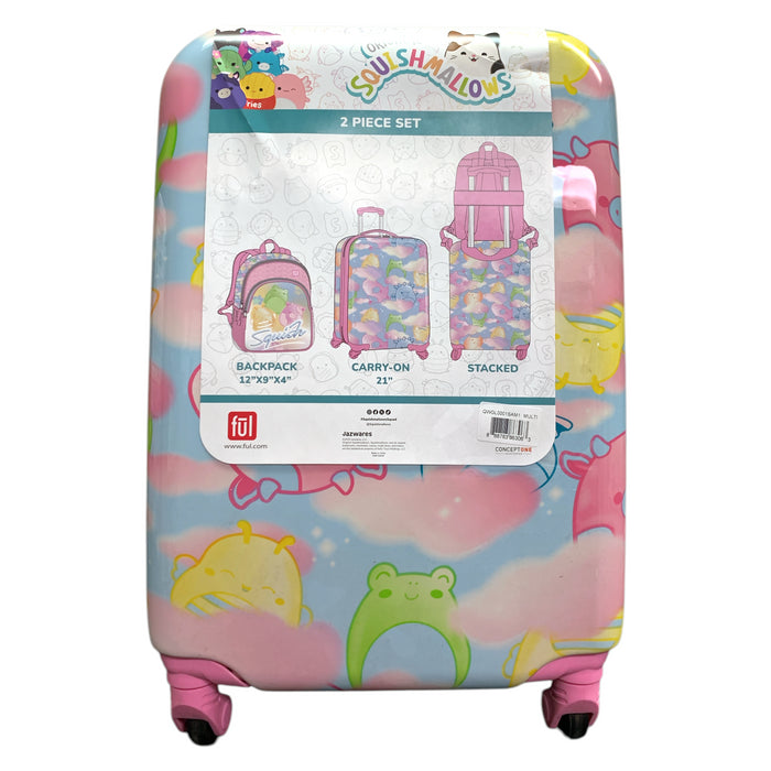 Ful Kid's 2-Piece Luggage Set, Backpack and Carry-On Combo