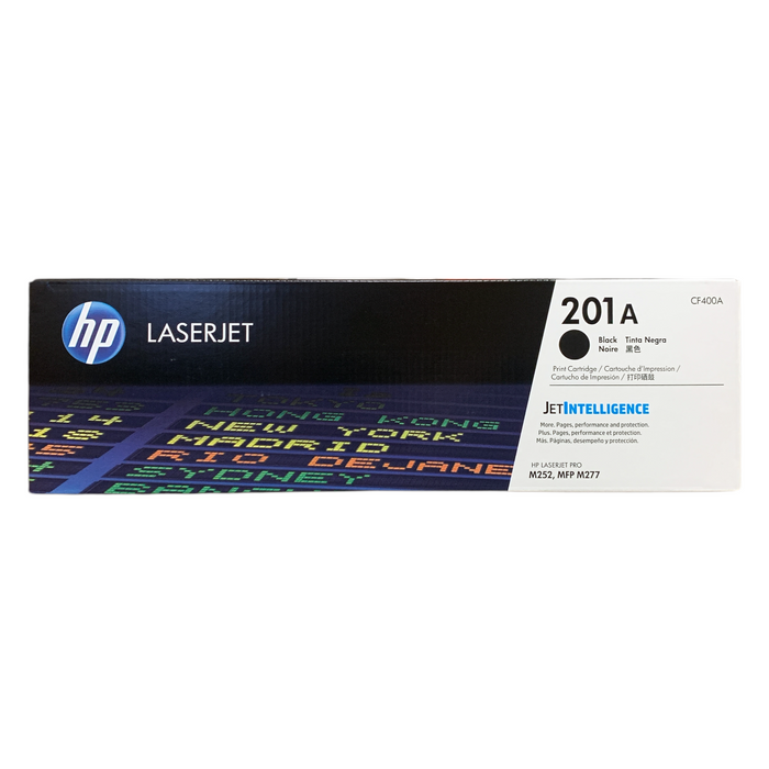 HP LaserJet 201A JetIntelligence Print Toner Cartridge, Black (CF400A)
