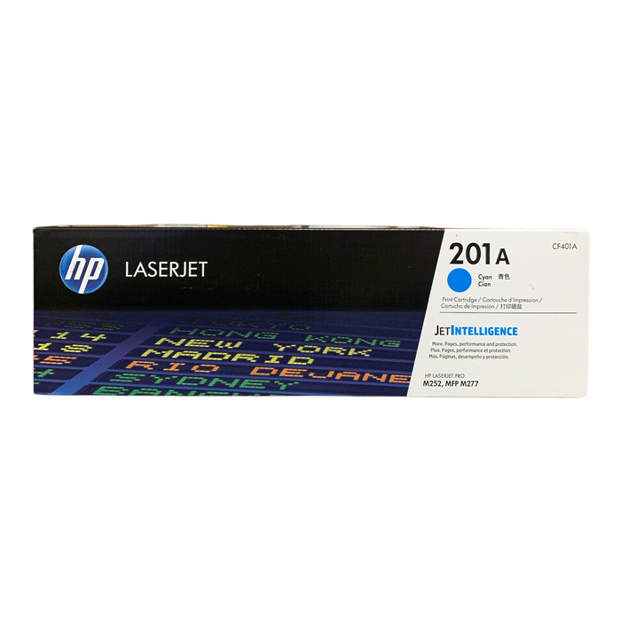 HP LaserJet 201A JetIntelligence Print Toner Cartridge, Cyan (CF401A)