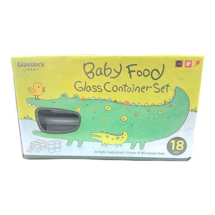 Glasslock Baby Food Glass Container Set 18pc
