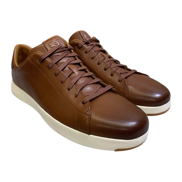 Cole Haan Mens' GrandPro Tennis Sneaker, Lace-Up Design, Leather Upper