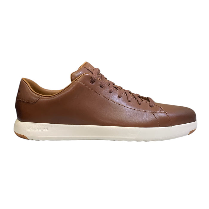 Cole Haan Mens' GrandPro Tennis Sneaker, Lace-Up Design, Leather Upper