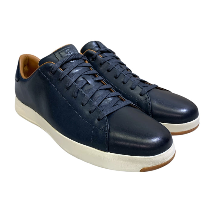 Cole Haan Mens' GrandPro Tennis Sneaker, Lace-Up Design, Leather Upper