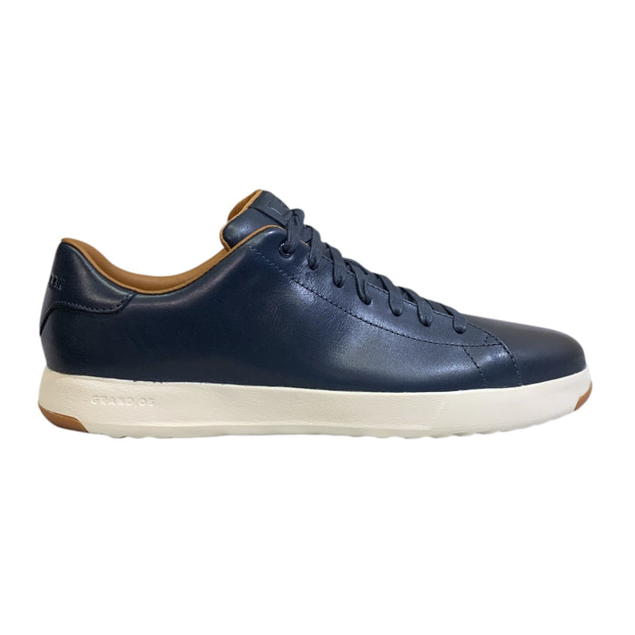 Cole Haan Mens' GrandPro Tennis Sneaker, Lace-Up Design, Leather Upper