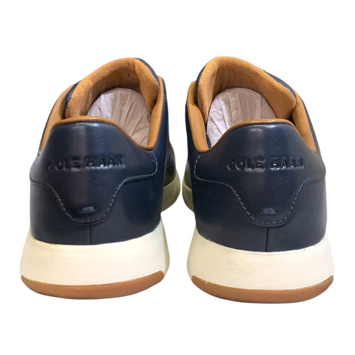 Cole Haan Mens' GrandPro Tennis Sneaker, Lace-Up Design, Leather Upper